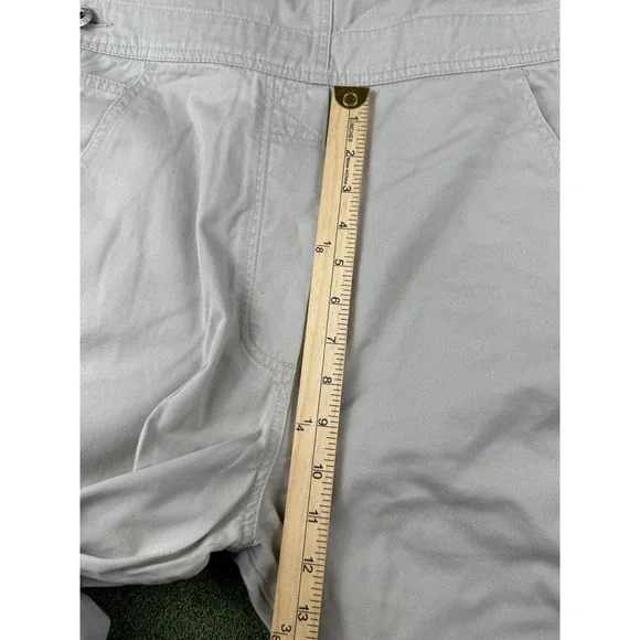 Vintage 1999 Warner Bros Tweety Bird Overalls Tan Wide Leg Carpenter Womens S - Picture 14 of 14